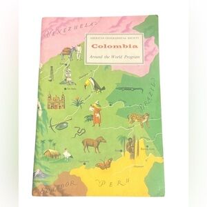 VTG 1959 Colombia American Geographical Society Around the World Program Book